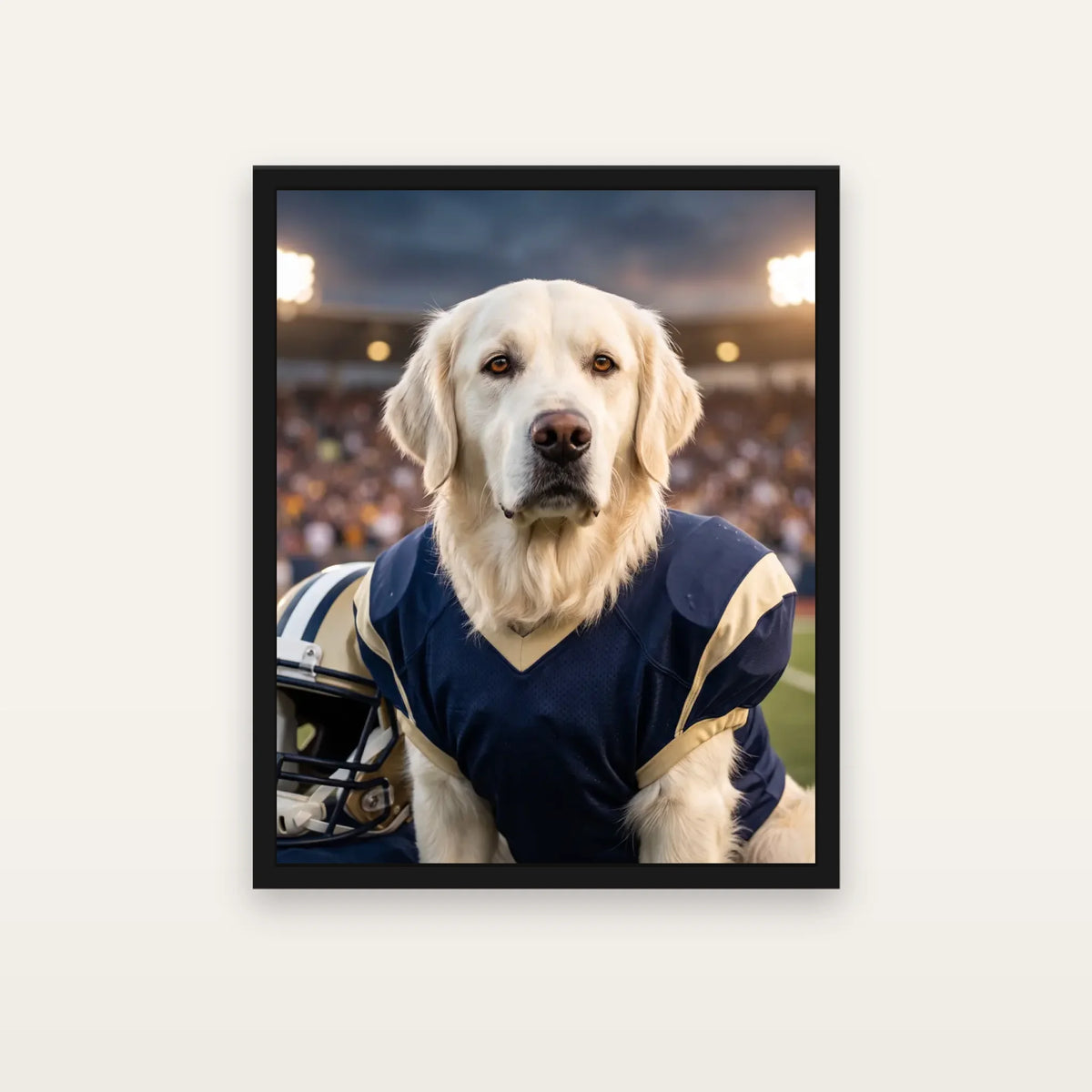 All-Star Dog Portrait Canvas
