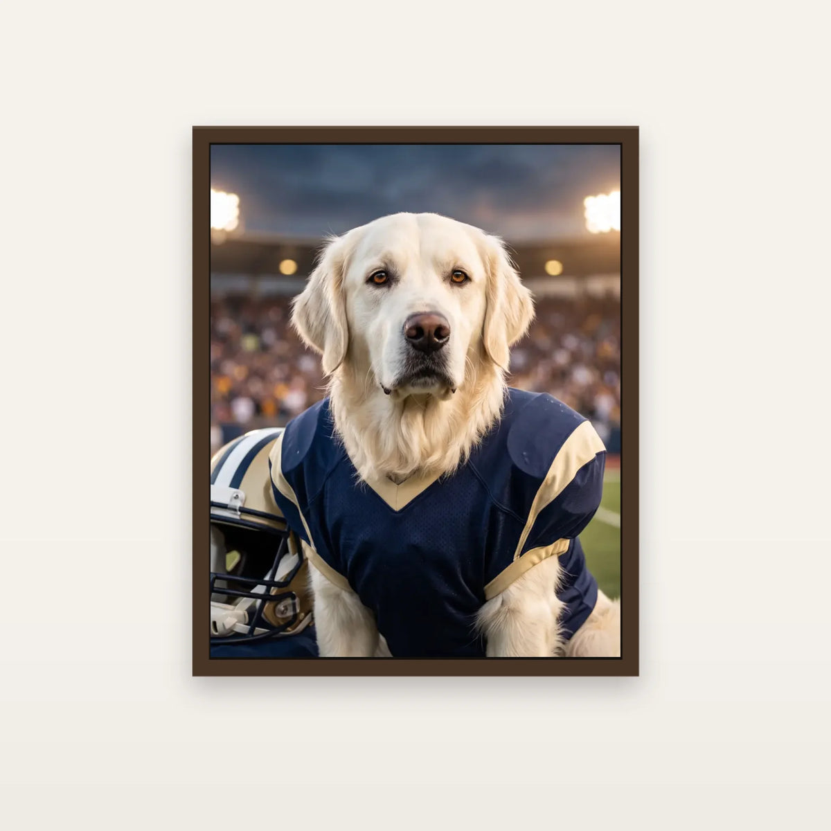 All-Star Dog Portrait Canvas