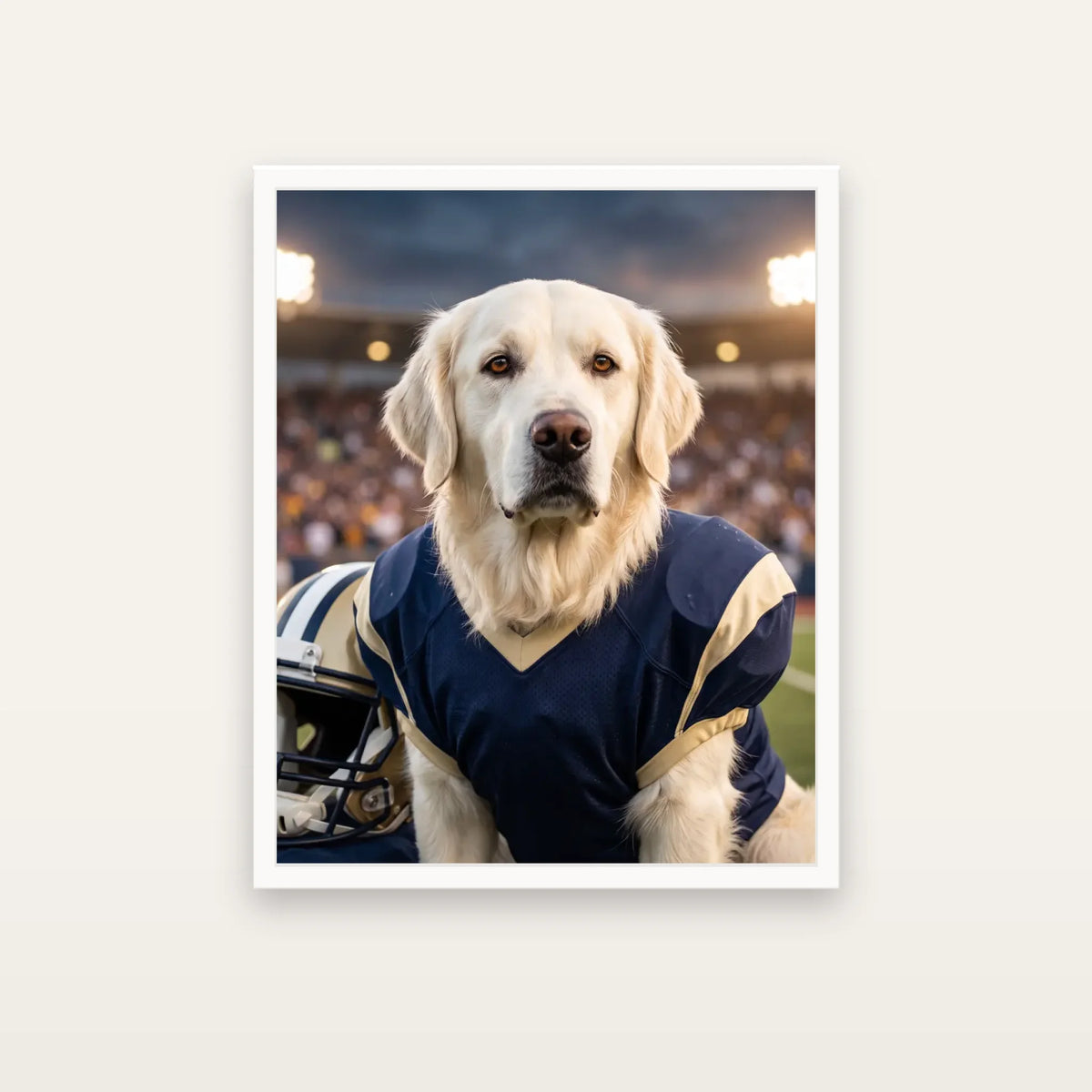 All-Star Dog Portrait Canvas