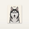 The Icon Dog Portrait Canvas