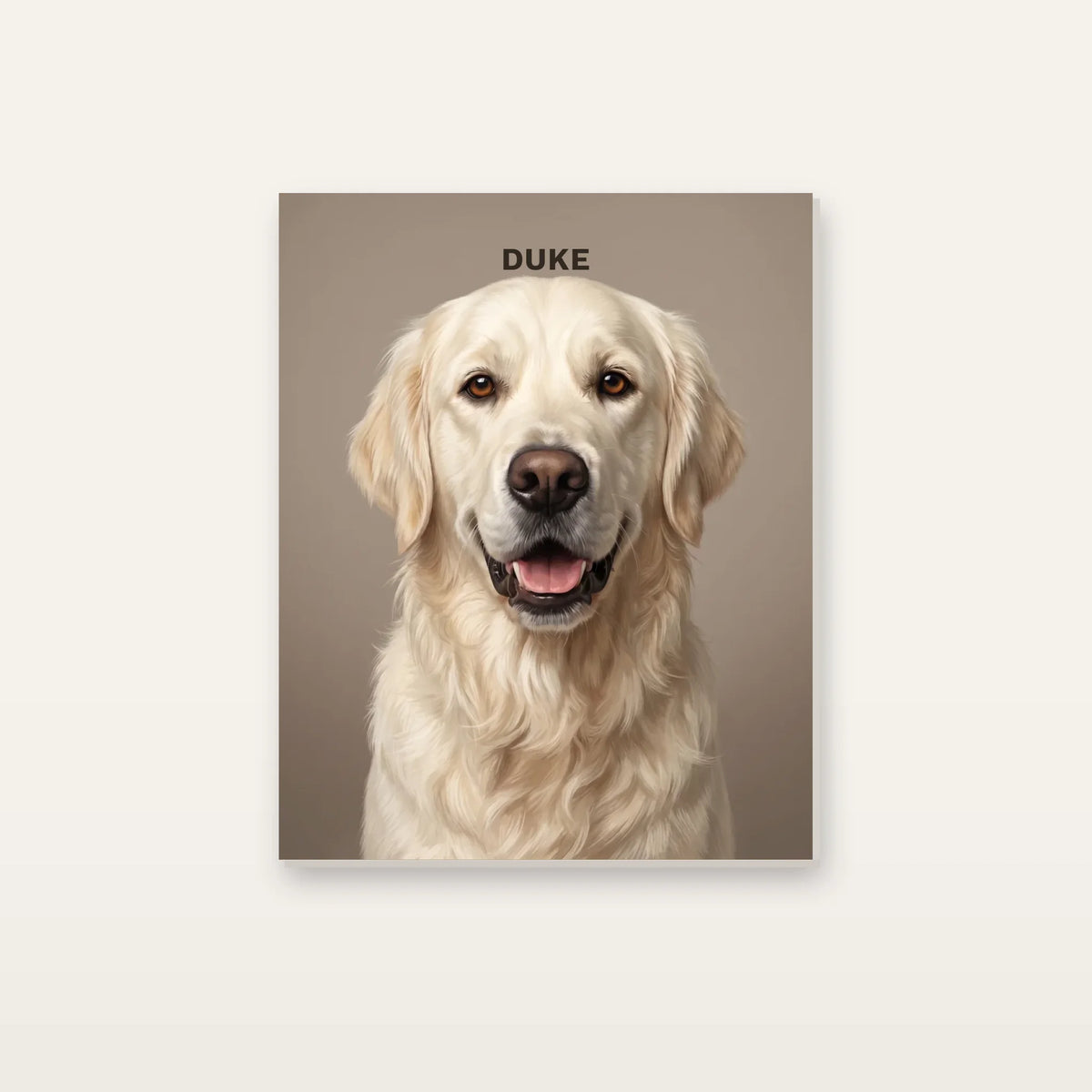 The Art Pop Dog Portrait Canvas