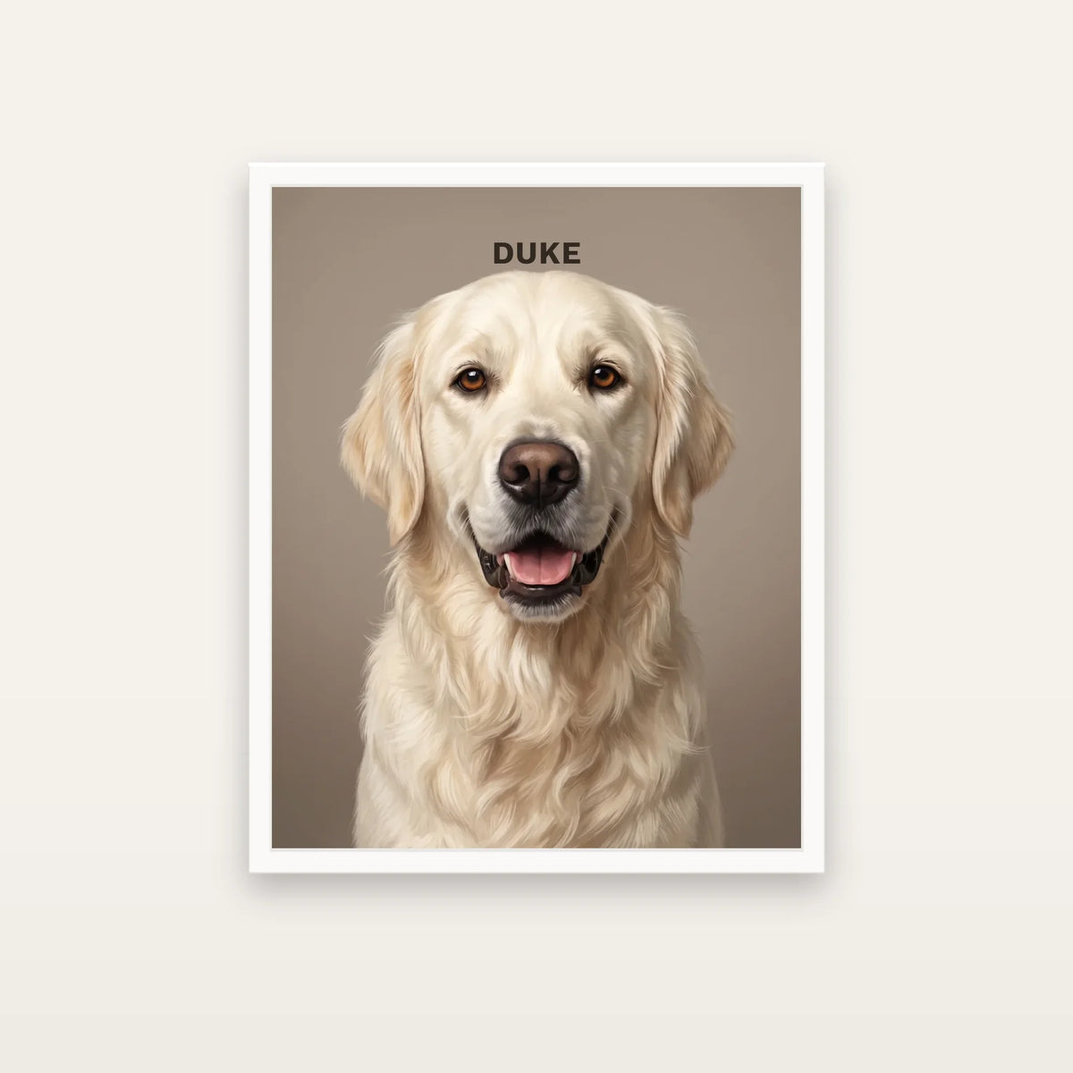 The Art Pop Dog Portrait Canvas
